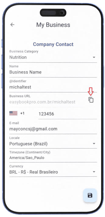 Share your online booking page to get reservations and payments